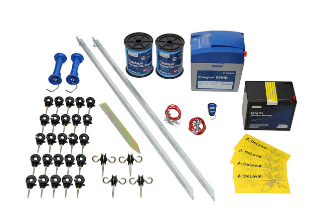 Fencing starter kit battery energizer DeLaval