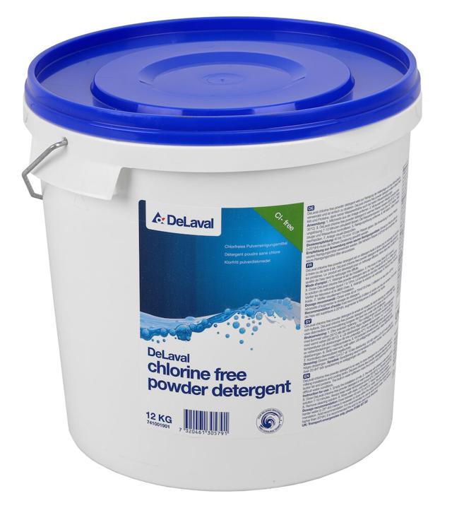Chlorine free powder detergent DeLaval